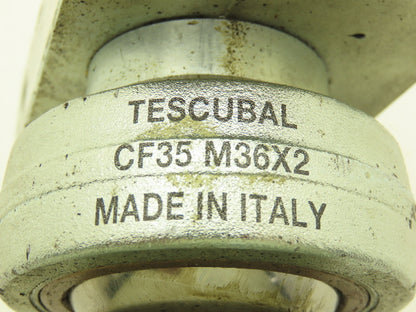 TESCUBAL CF35 M36x2.0 Cylinder Rod End Spherical Bearing Mounting Attachment