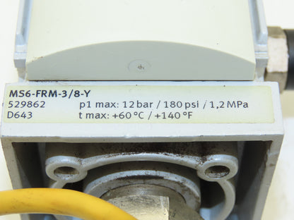 Festo MS6-FRM-3/8-Y Branching Module Manifold 250VAC 125VDC 175 psi
