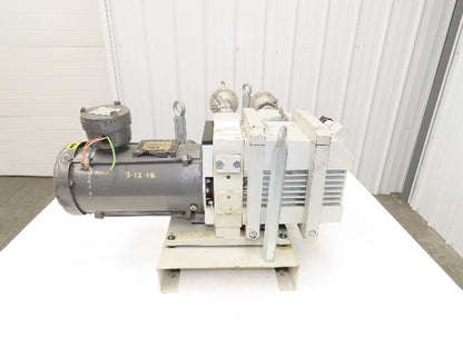 Trivac D16B Leybold 2-Stage Rotary Vane Vacuum Pump 16m³/h 1x10-4mbar 1.5Hp 3Ph