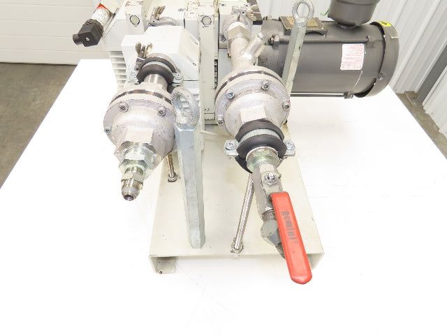 Trivac D16B Leybold 2-Stage Rotary Vane Vacuum Pump 16m³/h 1x10-4mbar 1.5Hp 3Ph