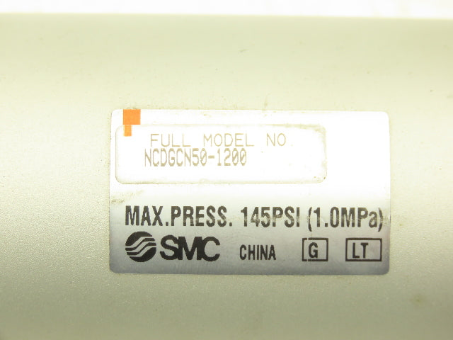 SMC NCDGCN50-1200 Pneumatic Air Cylinder 2" Bore 12" Stroke 145 PSI