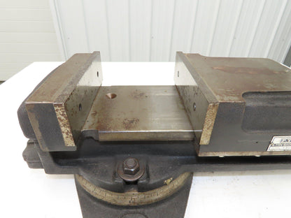 P.Y.H. TK-200T K-Type Machine Vise 8" Jaws 6" Opening 90° Swivel Base Angle Lock