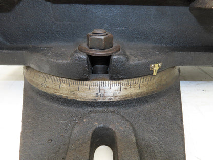 P.Y.H. TK-200T K-Type Machine Vise 8" Jaws 6" Opening 90° Swivel Base Angle Lock