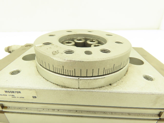 SMC MSQB70R Pneumatic Rotary Actuator Table Air Cylinder 180° Rotation