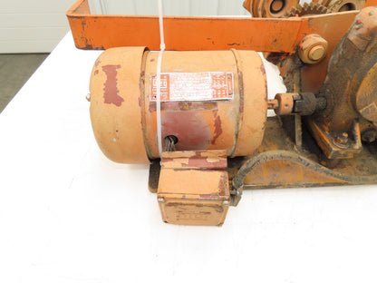 Bridge Crane Hoist Trolley Drive 60 FPM 208-230/460V 3PH   *READ*