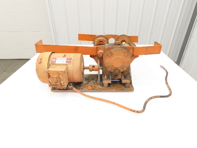 Bridge Crane Hoist Trolley Drive 60 FPM 208-230/460V 3PH  *READ*