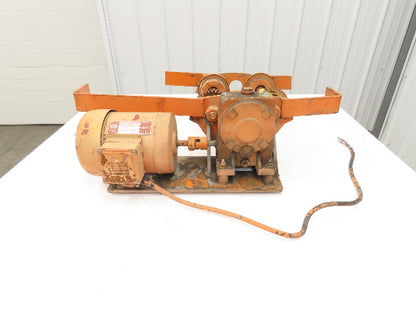 Bridge Crane Hoist Trolley Drive 60 FPM 208-230/460V 3PH  *READ*