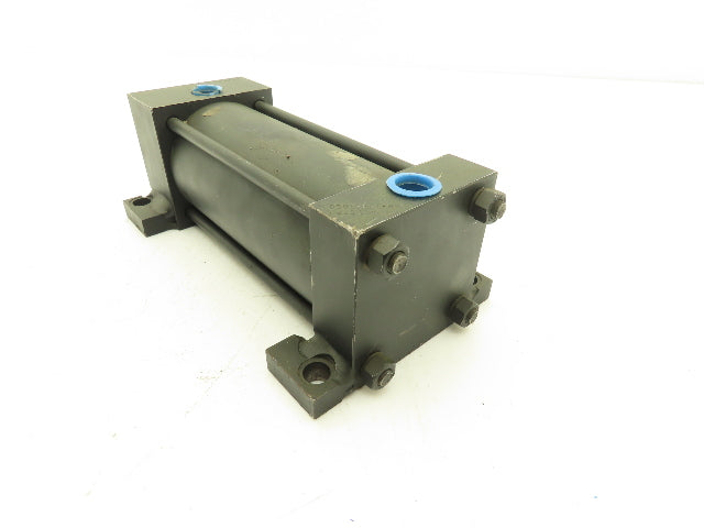 Yates A4-A-N Pneumatic Air Cylinder 2.5" Bore 4.25" Stroke Extended Rod Lug Mt