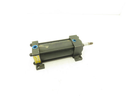 Yates A4-A-N Pneumatic Air Cylinder 2.5" Bore 4.25" Stroke Extended Rod Lug Mt