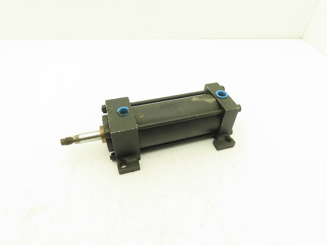 Yates A4-A-N Pneumatic Air Cylinder 2.5" Bore 4.25" Stroke Extended Rod Lug Mt