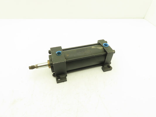 Yates A4-A-N Pneumatic Air Cylinder 2.5" Bore 4.25" Stroke Extended Rod Lug Mt