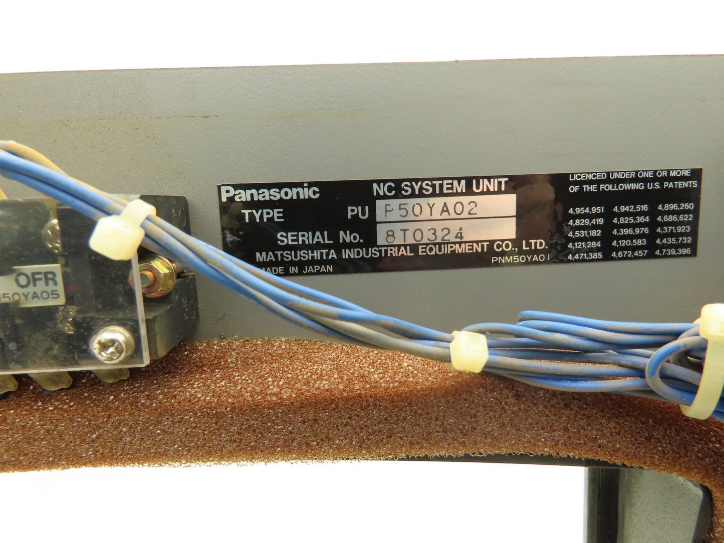 Panasonic Mazak PUP50YA02 Mazatrol  L Plus HMI Control Panel Push Button