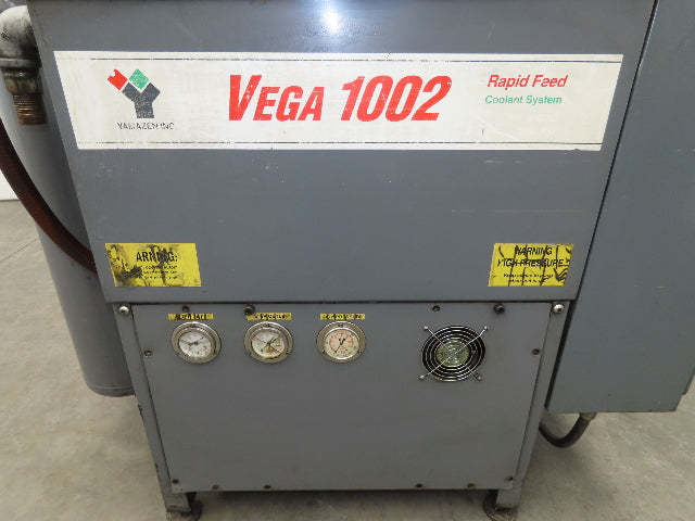 Chip Blaster VEGA 1002 Yamazen Coolant Filter High Pressure Pump 220V 3Ph