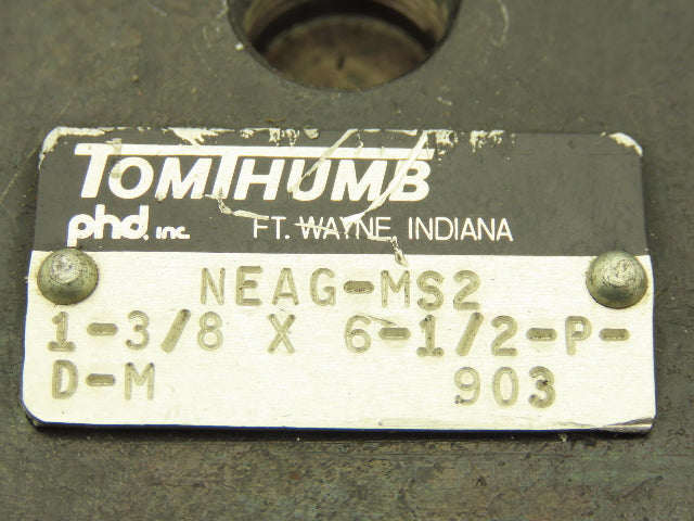 PHD TomThumb NEAG-MS2 1-3/8 x 6-1/2-P-D-M Pneumatic Air Cylinder Non-Rotating