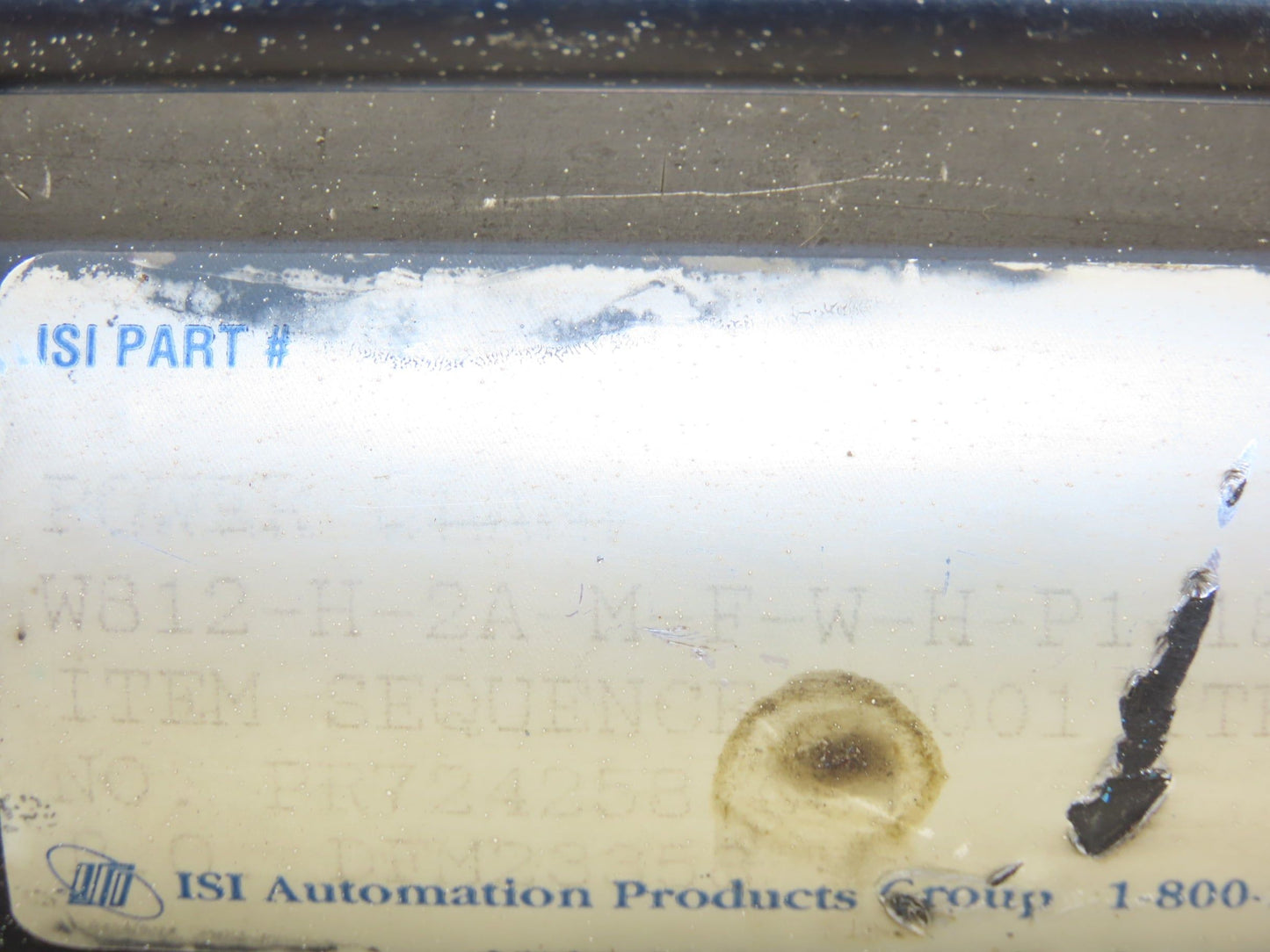 ISI W812-H-2A-M-F-W-H-P1-180 DEG-4 Hydraulic Power Clamp Cylinder 4" Stroke