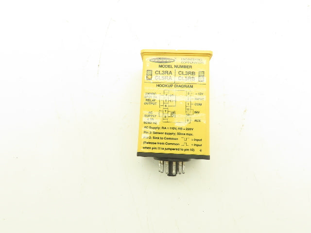 Banner CL5RA Maxi-Amp Logic Relay Module I/O 110/220V 4VA