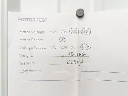 General Electric 5KS49ZG8012 AC Motor 1Hp 1140rpm 230/460V 3Ph 145T TEFC