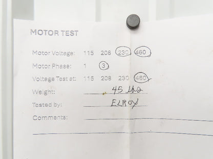 General Electric 5KS49ZG8012 AC Motor 1Hp 1140rpm 230/460V 3Ph 145T TEFC