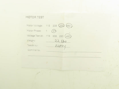 Leeson C6T17NC219A Quipp AC Motor 1/2Hp 1725rpm 230/460V 3Ph 56C TENV
