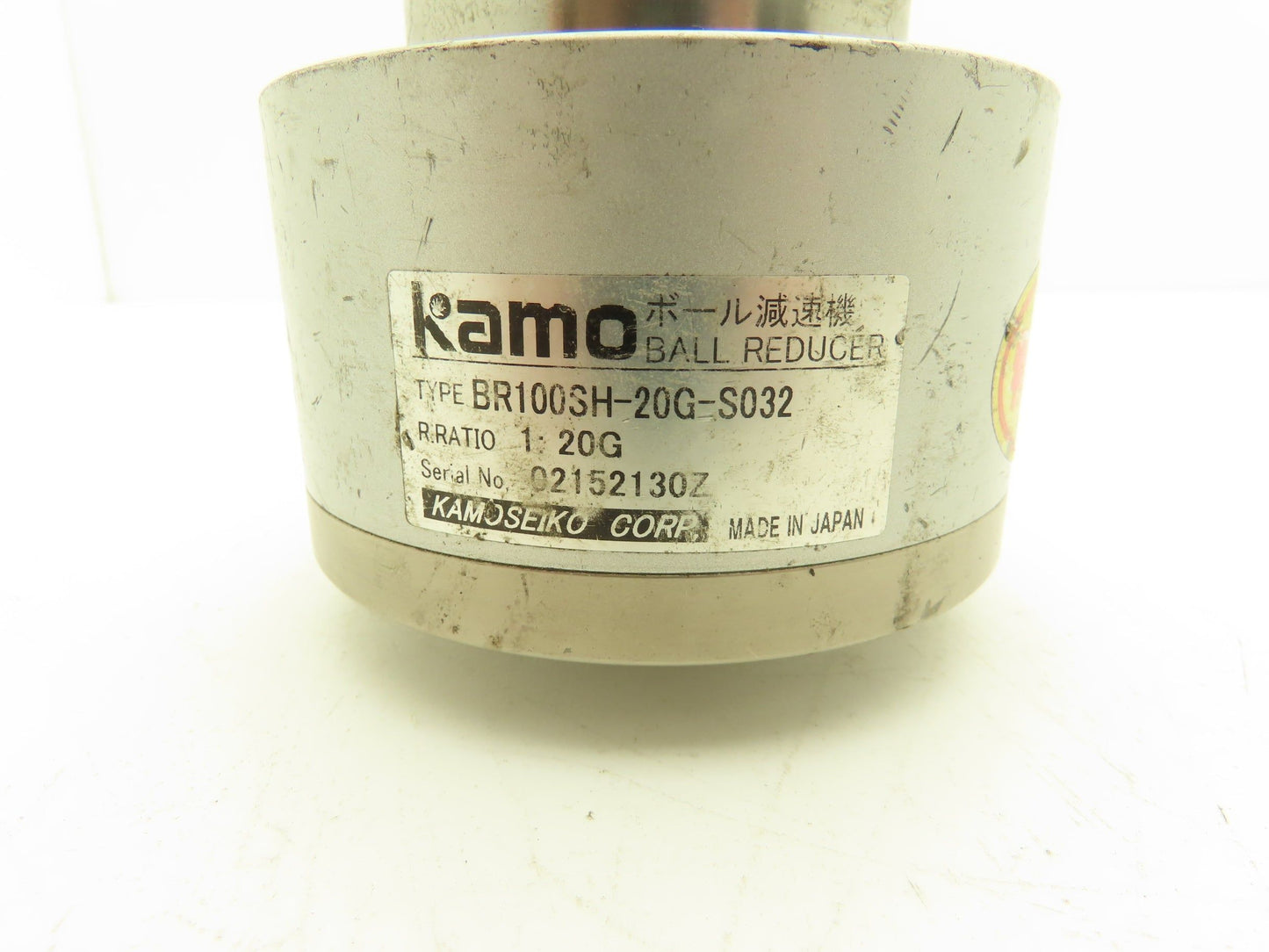 Kamo Kamoseiko BR100SH-20G-S032 Ball-type Gearbox 20:1 Inline Reducer