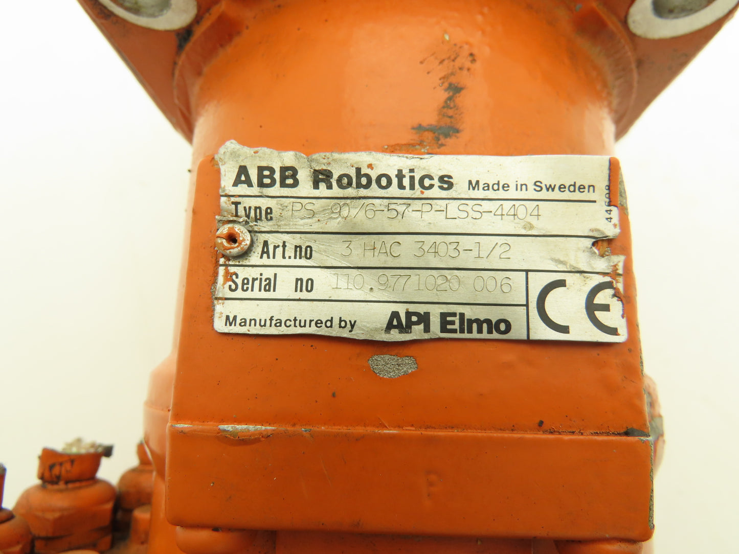 ABB Robotics PS 90/6-57-P-LSS-4404 3 HAC 3403-1/2 Servo Motor API Elmo