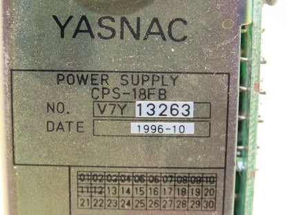 Yasnac CPS-18FB Power Supply 230VAC 2.9A Input
