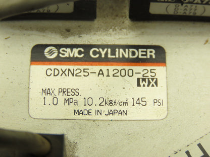 SMC CDXN25-A1200-25 Pneumatic Guided Air Cylinder Actuator Slide 25mm Stroke