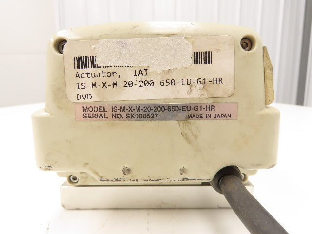IAI IS-M-X-M-20-200-650-EU-G1-HR Linear Actuator 650mm Ball Screw