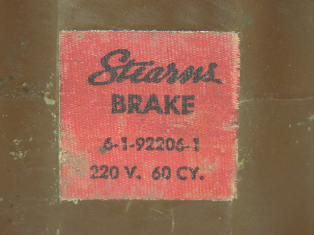 Stearns Brake Coil 220VAC 1Ph
