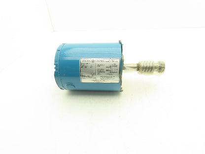 General Electric 5KH36NN24X AC Motor 1/3Hp 1725rpm 115V 1Ph 48Y Worm gear Shaft