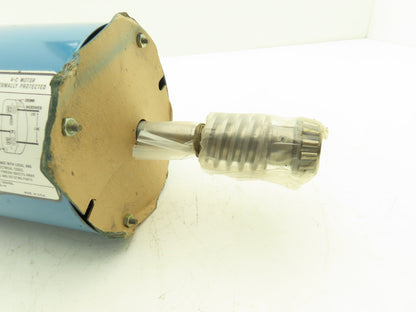 General Electric 5KH36NN24X AC Motor 1/3Hp 1725rpm 115V 1Ph 48Y Worm gear Shaft
