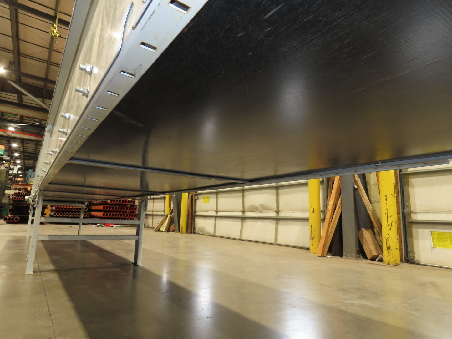 Hytrol BPC 37"x 30' Slider Bed Conveyor 36" Parcel Belt  *No Drive*