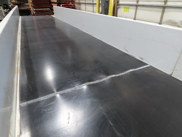 Hytrol BPC 37"x 30' Slider Bed Conveyor 36" Parcel Belt  *No Drive*