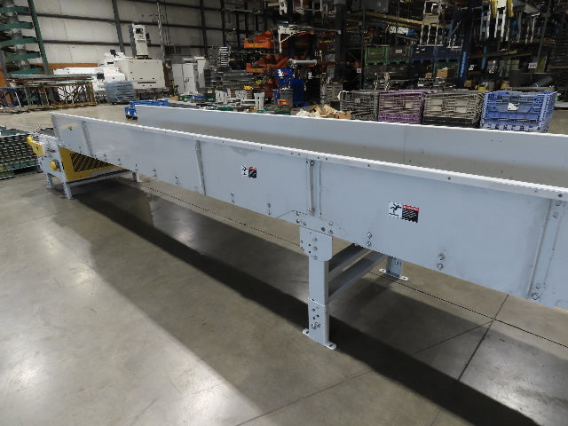 Hytrol BPC 37"x 30' Slider Bed Conveyor 36" Parcel Belt  *No Drive*