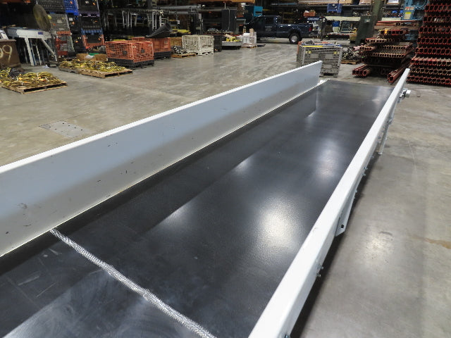 Hytrol BPC 37"x 30' Slider Bed Conveyor 36" Parcel Belt  *No Drive*