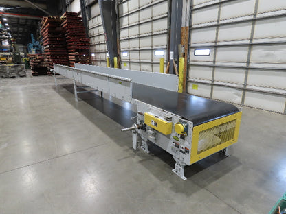 Hytrol BPC 37"x 30' Slider Bed Conveyor 36" Parcel Belt  *No Drive*