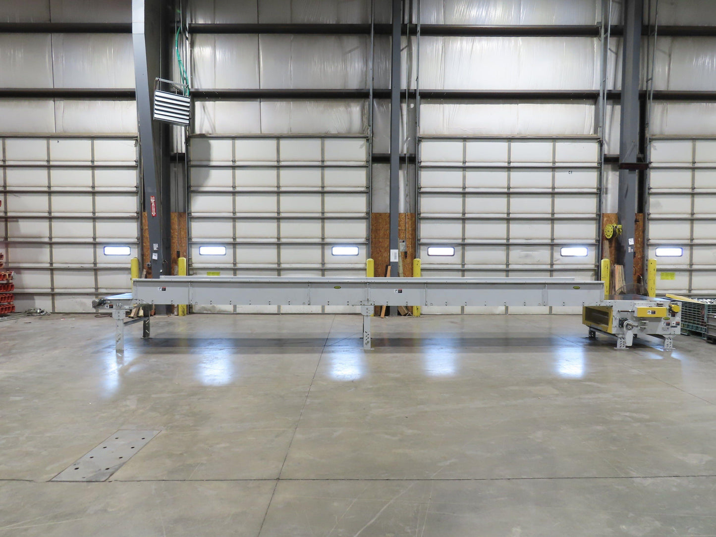 Hytrol BPC 37"x 30' Slider Bed Conveyor 36" Parcel Belt  *No Drive*