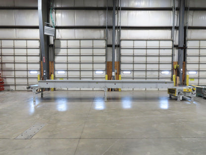 Hytrol BPC 37"x 30' Slider Bed Conveyor 36" Parcel Belt  *No Drive*