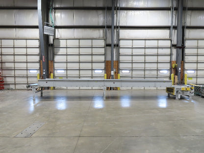 Hytrol BPC 37"x 30' Slider Bed Conveyor 36" Parcel Belt  *No Drive*
