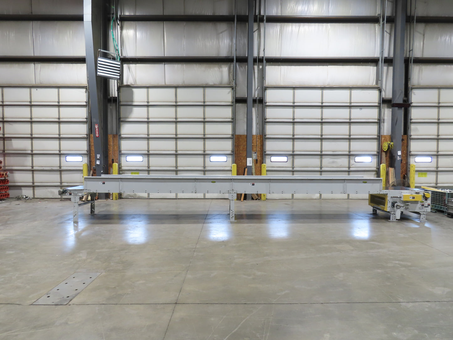 Hytrol BPC 37"x 30' Slider Bed Conveyor 36" Parcel Belt  *No Drive*