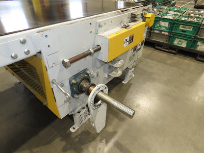 Hytrol BPC 37"x 30' Slider Bed Conveyor 36" Parcel Belt  *No Drive*