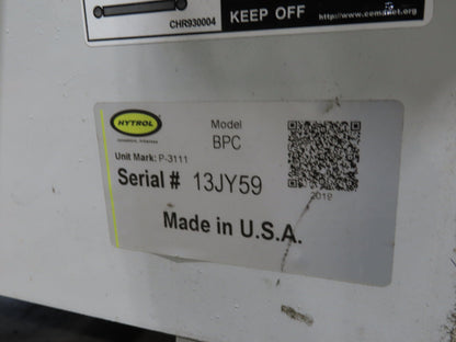 Hytrol BPC 37"x 30' Slider Bed Conveyor 36" Parcel Belt  *No Drive*