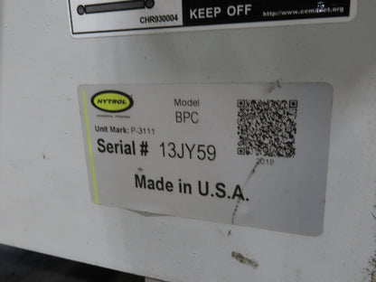 Hytrol BPC 37"x 30' Slider Bed Conveyor 36" Parcel Belt  *No Drive*