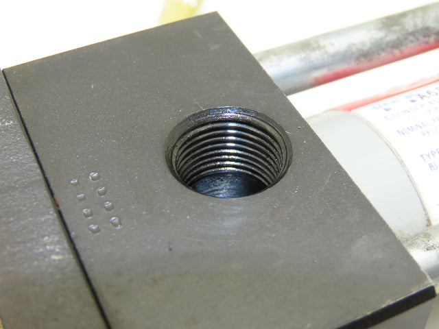 Toyo-Oki TFA-SA Hydraulic Cylinder 40mm Bore 35mm Stroke Flange Mount 1000psi