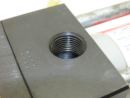 Toyo-Oki TFA-SA Hydraulic Cylinder 40mm Bore 35mm Stroke Flange Mount 1000psi