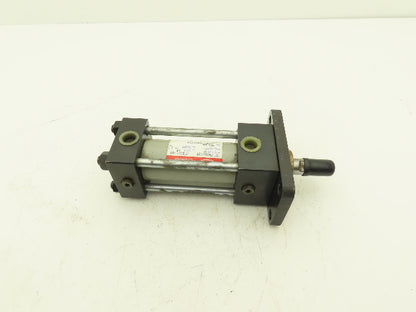 Toyo-Oki TFA-SA Hydraulic Cylinder 40mm Bore 35mm Stroke Flange Mount 1000psi