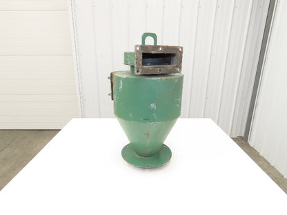 Sandblaster Recovery Hopper Dust Collector Pneumatic 17"H x 12W" Cone Metal
