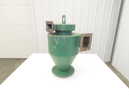 Sandblaster Recovery Hopper Dust Collector Pneumatic 17"H x 12W" Cone Metal