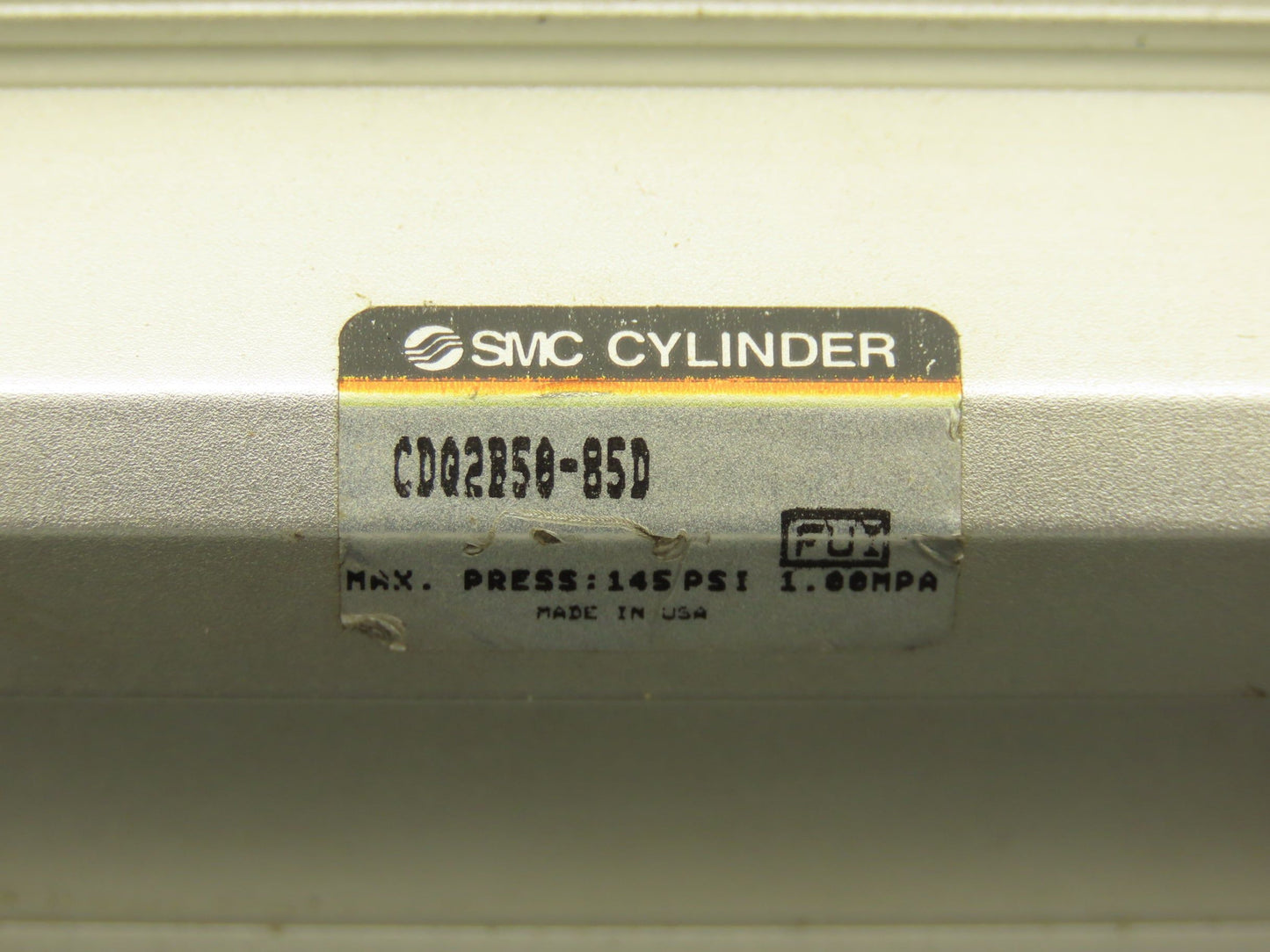 SMC CDQ2B50-85D Pneumatic Air Cylinder 50mm Bore 85mm Stroke 145psi Through Hole