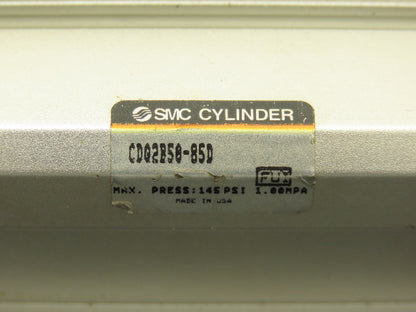 SMC CDQ2B50-85D Pneumatic Air Cylinder 50mm Bore 85mm Stroke 145psi Through Hole
